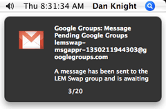Gmail notification