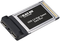 Black Box USB 2.0 PCMCIA Card