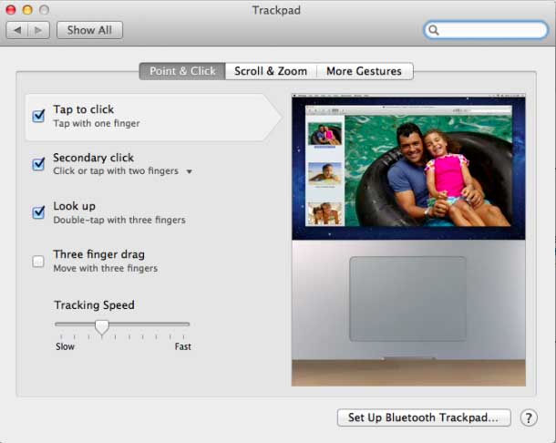 Turn on Tap to Click in Trackpad System Preferences