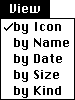 View menu