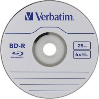 25 GB Blue-ray BD-R disc