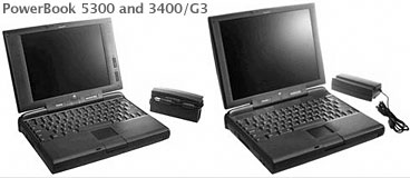 PowerBook 5300 and 3400/G3
