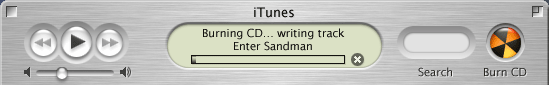 iTunes window