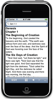 mobile BibleReader for iPhone