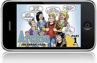 Archie comics on iPhone
