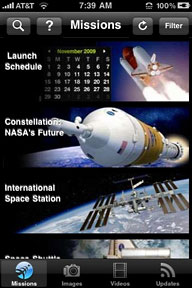 NASA App for iPhone
