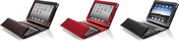 Brookstone Bluetooth Keyboard Portfolio Case for iPad 2