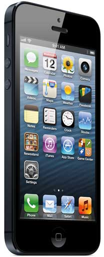 black iPhone 5