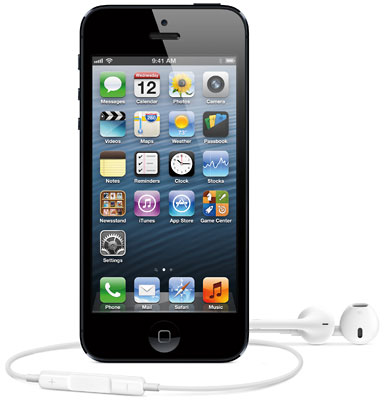 black iPhone 5