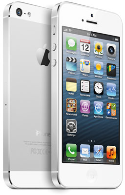 white iPhone 5