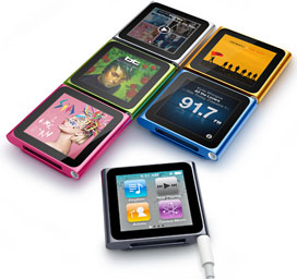 6G iPod nano with Multi-Touch