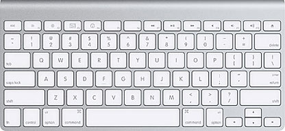 Apple's Wireless Aluminum Keyboard