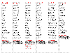 Steck Vaughn second grade lists 13-18