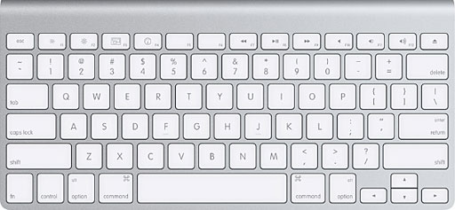wireless aluminum keyboard