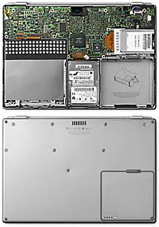 bottom of Titanium PowerBook