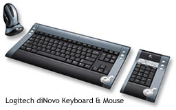 Logitech diNovo keyboard set