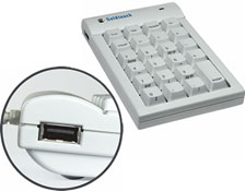 USB repeater port on keypad