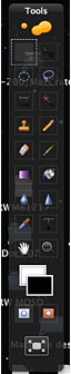 Pixelmator tools palette