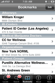 The Cannabis iPhone app