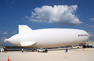 Airship Venures dirigible in Texas