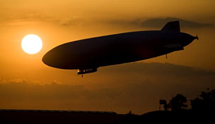 Zeppelin sunset