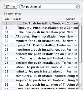 PDF search results