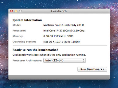 Geekbench for Mac