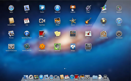 OS X 10.7 Lion introduced LaunchPad