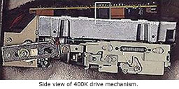 Side view of 400K floppy drive