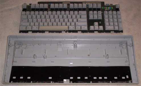 Extended Keyboard with the keys removed