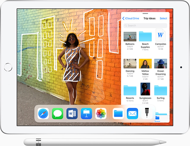 2018 iPad with Apple Pencil