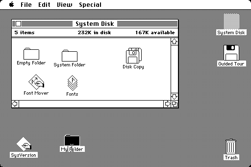 Original Mac desktop