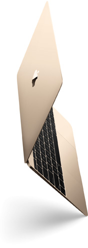 gold MacBook