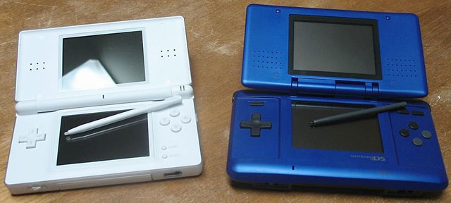 Nintendo DS Lite and the Nintendo DS