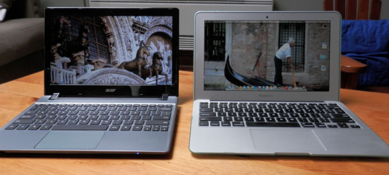 Acer C7 Chromebook vs 11" Macbook Air