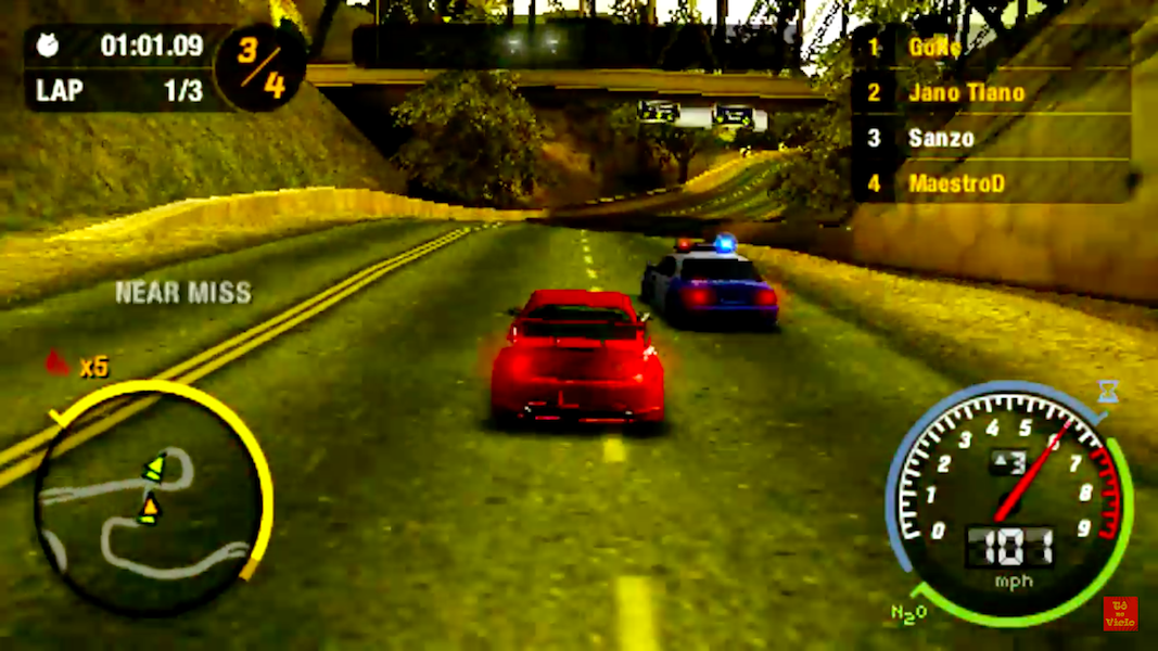 Need For Speed: Most Wanted (2005), DS Game