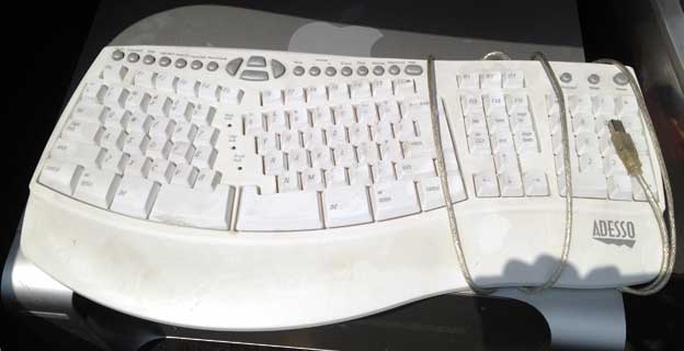 used Adesso ergonomic keyboard