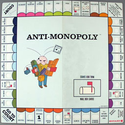 Anti-Monopoly board