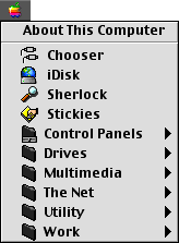 Apple menu