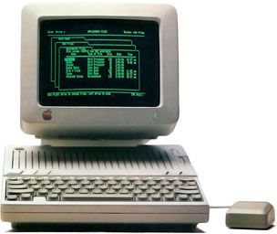 AppleWorks on Apple IIc
