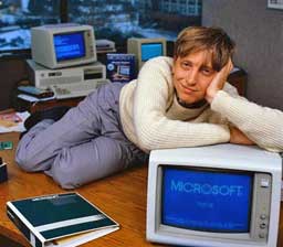 Bill Gates with IBM PC