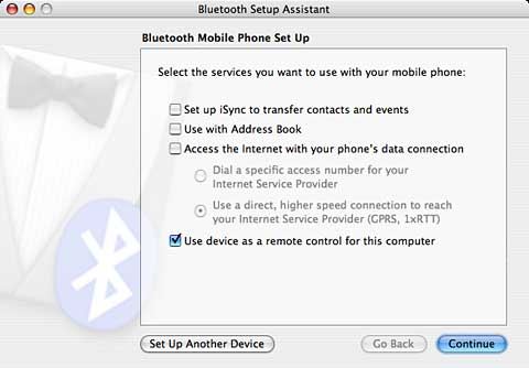 Bluetooth Setup Assistant