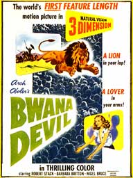 Bwana Devil poster