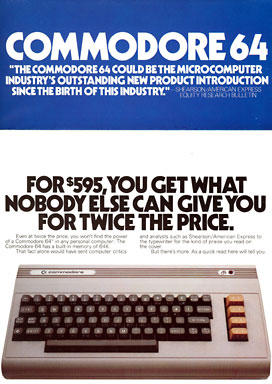Commodore 64 sales brochure