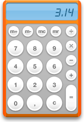 Apple's calculator widget