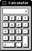 Calculator, Mac System 1.0