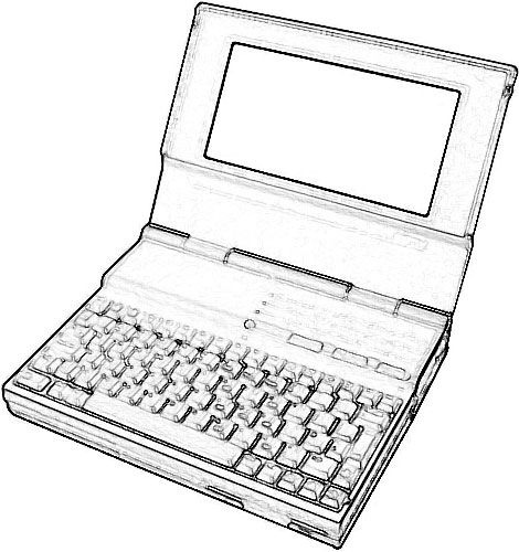 Compaq LTE/286 laptop
