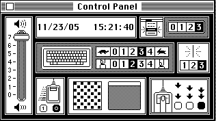 Control Panel, Mac System 1.0