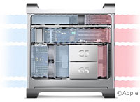 Power Mac G5 cooling zones