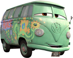 Fillmore from Pixar's Cars.